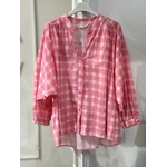 CHEMISE VICHY AVEC ETOILES ROSE APRIL VINTAGE