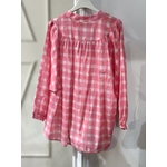CHEMISE VICHY AVEC ETOILES ROSE APRIL VINTAGE 3