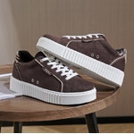 BASKETS VANESSA A LACETS CHOCOLAT - MOOW