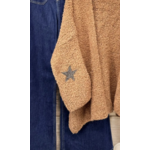 MAXI GILET DOUDOU ETOILE CAMEL APRIL VINTAGE 1