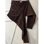 PANTALON BAREL BROCHE VELOURS CHOCOLAT APRIL VINTAGE 3