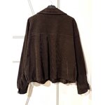 VESTE BROCHE VELOURS CHOCOLAT APRIL VINTAGE