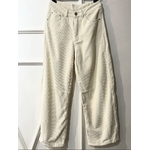 PANTALON VELOURS 7370 ECRU MELLY AND CO