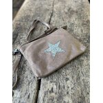 POCHETTE ETOILE TAUPE