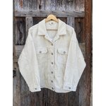 VESTE VELOURS 9632 ECRU MELLY AND CO