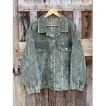VESTE VELOURS 9632 KAKI MELLY AND CO