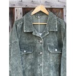 VESTE VELOURS 9632 KAKI MELLY AND CO 2