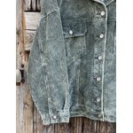 VESTE VELOURS 9632 KAKI MELLY AND CO 1