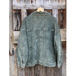 VESTE VELOURS 9632 KAKI MELLY AND CO 3