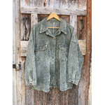 VESTE CHEMISE VELOURS 9631 KAKI MELLY AND CO