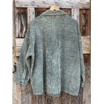 VESTE CHEMISE VELOURS 9631 KAKI MELLY AND CO 3
