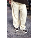 PANTALON VELOURS MELLY AND CO ECRU 2