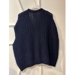 GILET CROCHET BOUTONS MARINE APRIL VINTAGE 1