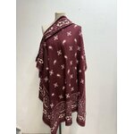 ECHARPE BANDANA BORDEAUX 1