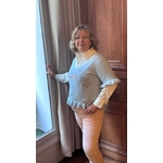 Pull AMOUR bleu 5