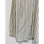 Chemise Elegance Raye kaki et blanc In April 1986 3