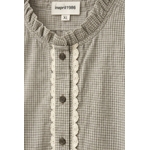 Chemise Elegance Vichy kaki et blanc In April 1986 1