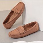 MOCASSINS CONFORT FEMME CAMEL MOOW
