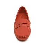 MOCASSINS CONFORT FEMME ORANGE MOOW 1