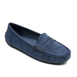 MOCASSINS CONFORT FEMME BLEU MOOW 2