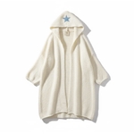 MAXI GILET ETOILE ECRU APRIL VINTAGE 3