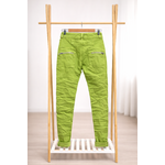 PANTALON 8123 BOUTONS ET ZIP MELLY AND CO VERT POMME 3