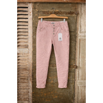 PANTALON BOUTONS BIJOUX KAROSTAR ROSE 5