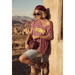 T-SHIRT ICONIC LEOPARD ROSE DELAVE APRIL VINTAGE