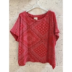 T-SHIRT BANDANA ROUGE APRIL VINTAGE 1