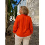 BLOUSE BRODEE ORANGE