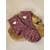 CHAUSSETTES FIL ARGENTE COEUR BORDEAUX 2