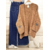 MAXI GILET DOUDOU ETOILE CAMEL APRIL VINTAGE