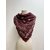 ECHARPE BANDANA BORDEAUX