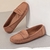 MOCASSINS CONFORT FEMME CAMEL MOOW