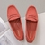 MOCASSINS CONFORT FEMME ORANGE MOOW