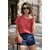 T-SHIRT BANDANA ROUGE APRIL VINTAGE