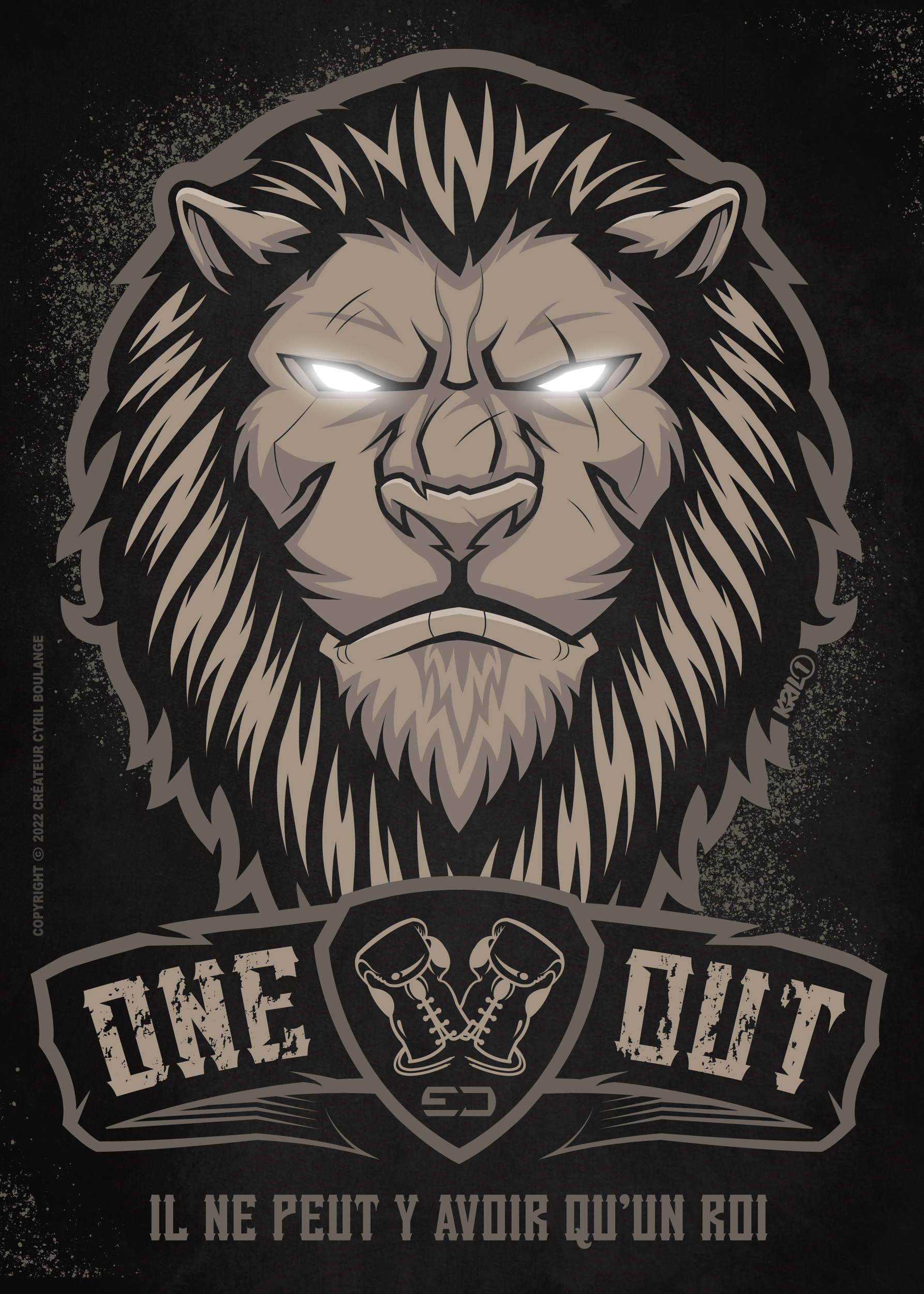 ONE KING ONEOUT POSTER