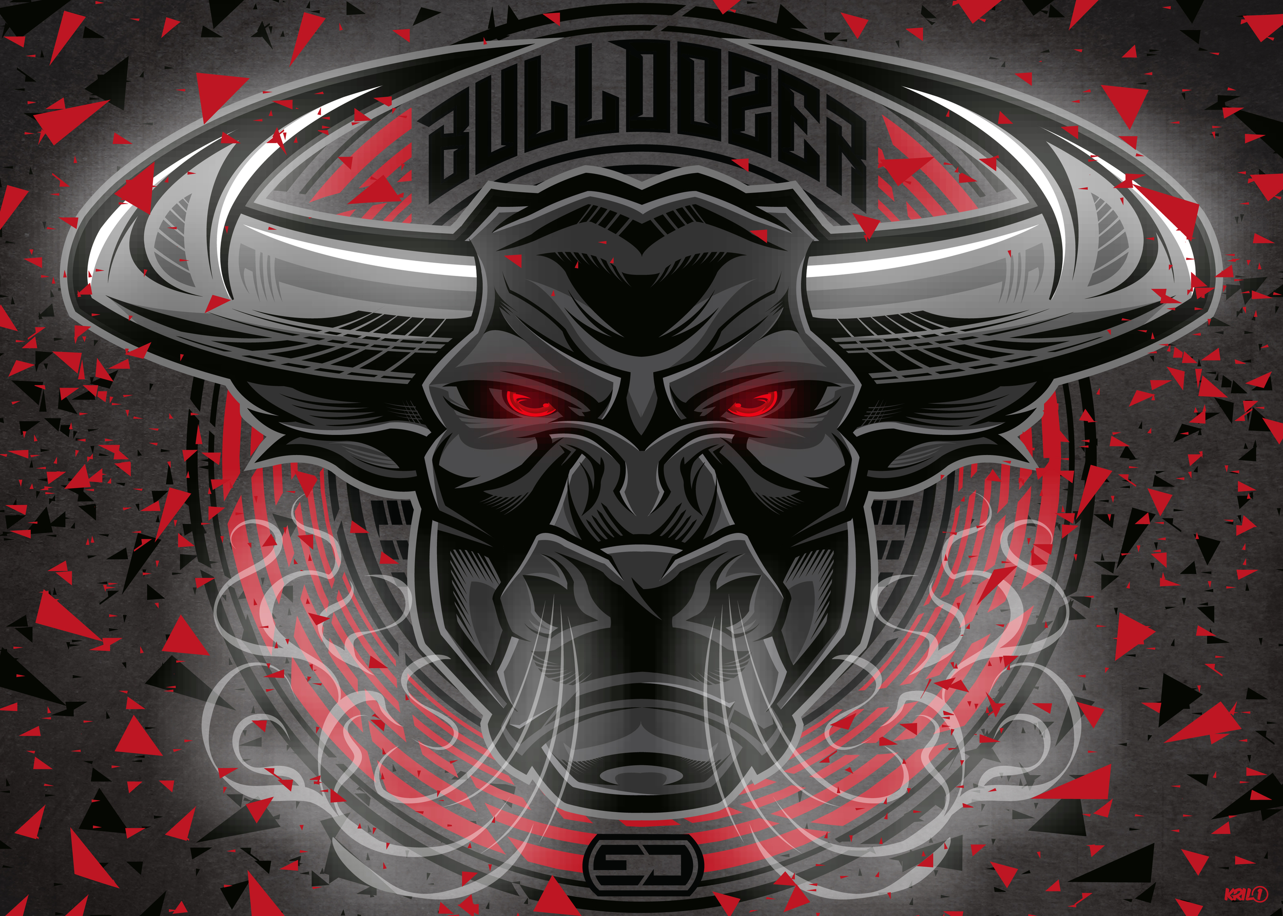 bulldozer noir oneout