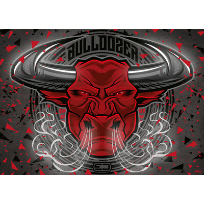 bulldozer red oneout