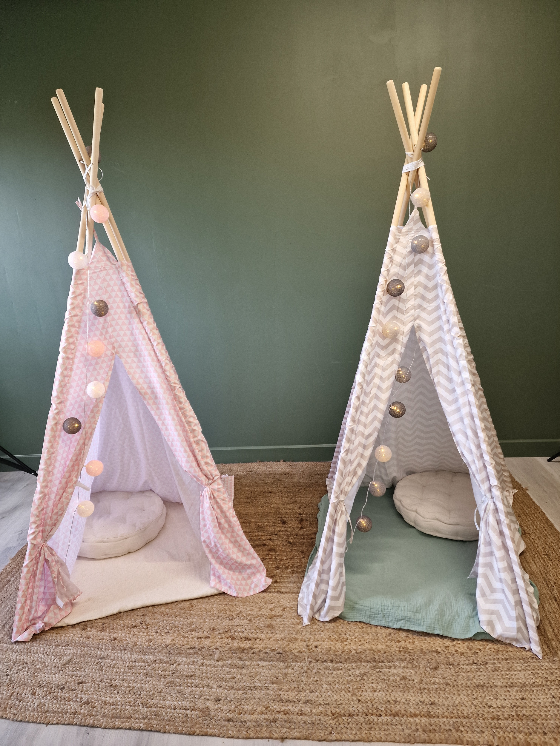 Tipi pour enfants à partir d'animaux de la forêt de coton, tente tipi pour  jouer, tipi enfant, tipi pour enfants, maison de jeu