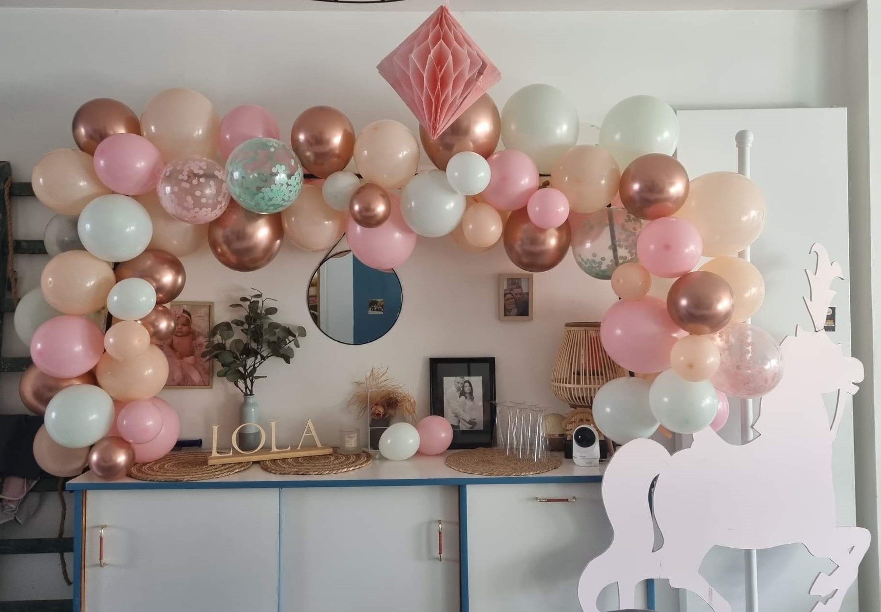 ARCHE DE TABLE POUR COMPOSITION DE BALLONS