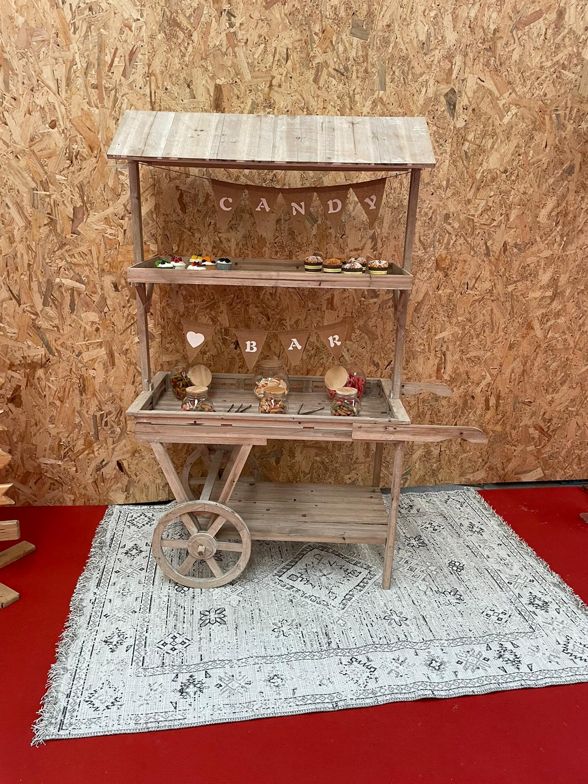 Candy bar en bois