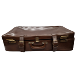 valise marron vintage