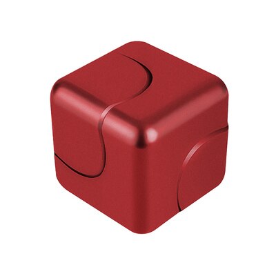 Fidget Cube Spinner rouge avec toupie