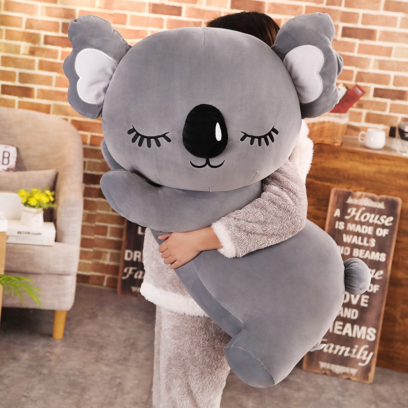 Koala-en-peluche-mignon-style-kawaii-doux-au-toucher-pouvant-servir-d-oreiller-jouet-en-forme