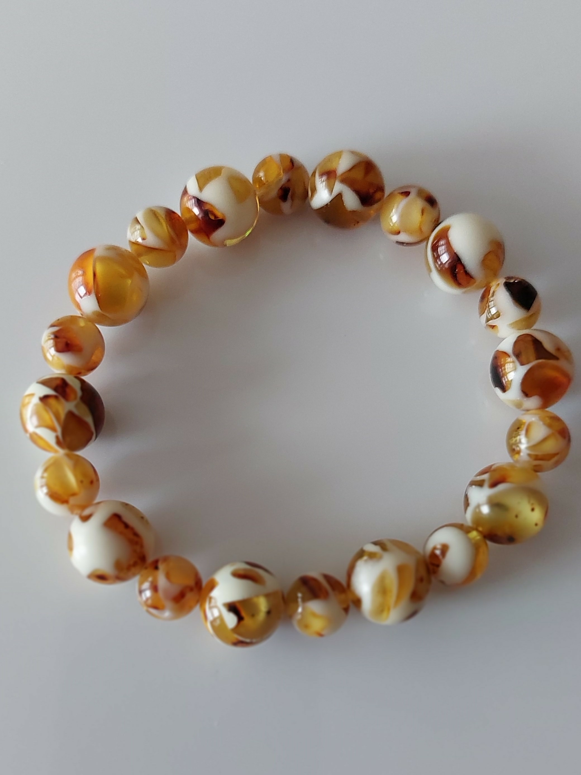 Magnifique Bracelet French Bakélite, Couleur Caramel