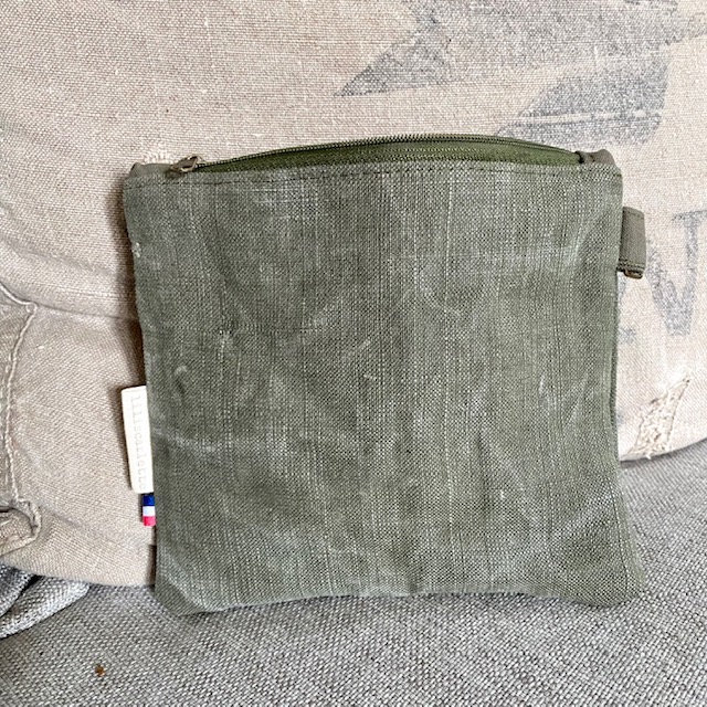 Pochette MILLY en toile militaire