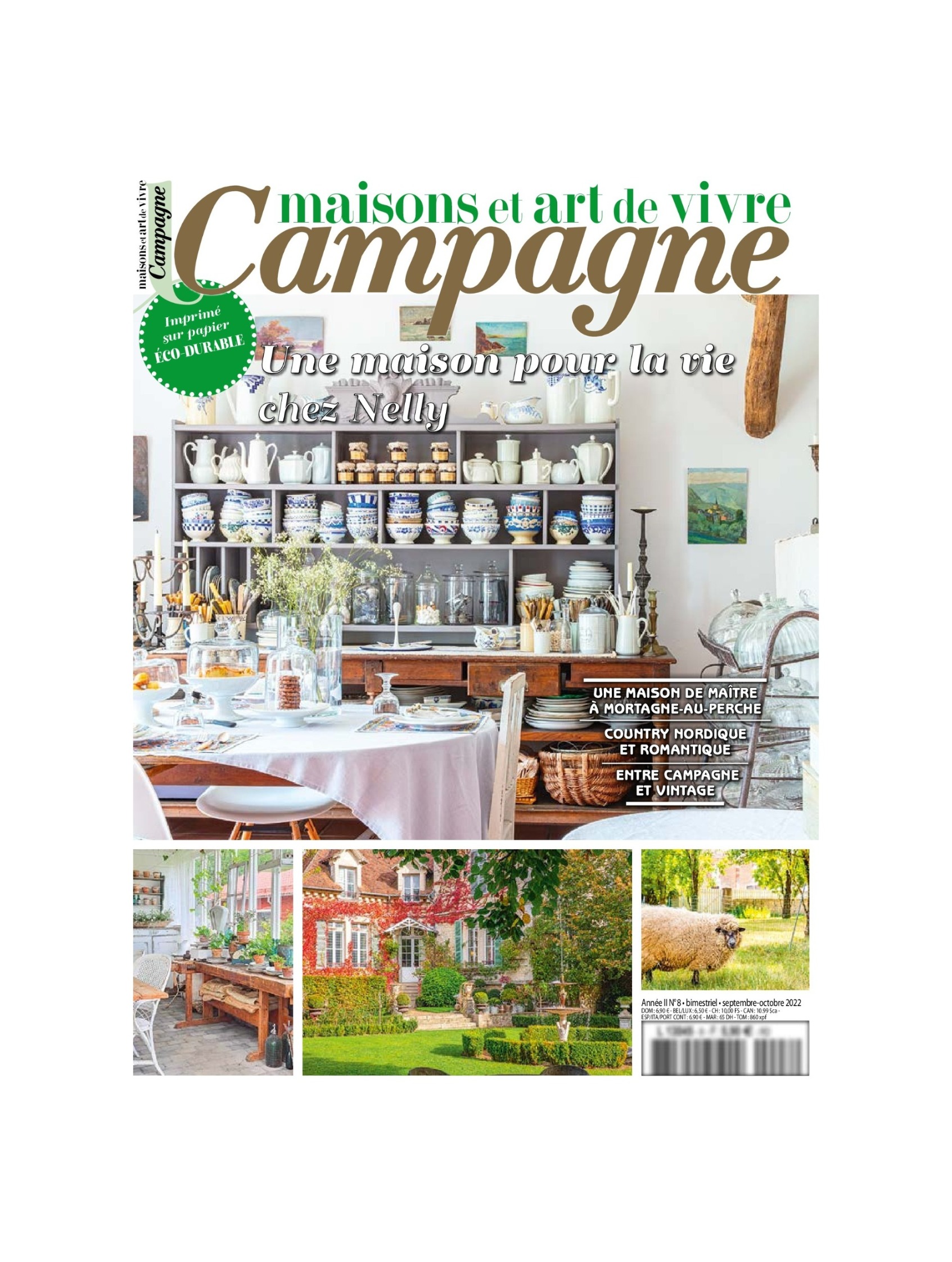 Magazine maison et art de vivre campagne octobre 2022