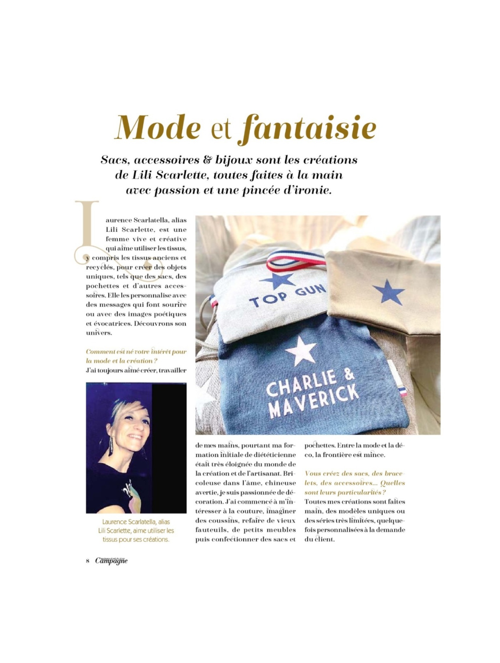 article sur lili scarlette dans maison et art de vivre campagne