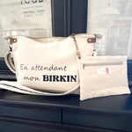 sac bandoulière BIRKIN et sa pochette